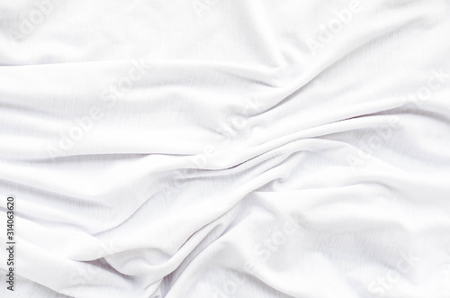 white fabric texture background.