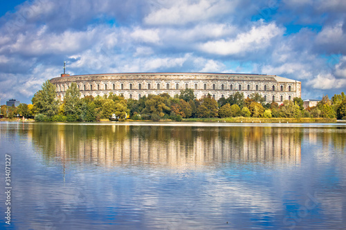 Obraz na plátně Reich Kongresshalle oor congress hall and the documentation center on former Naz