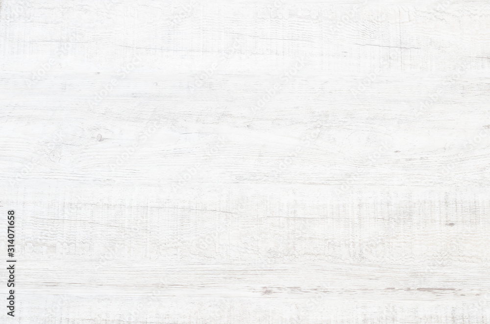 Fototapeta premium White wood plank texture for background.