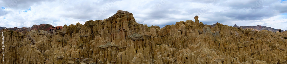Valley of the Moon In Bolivia Lapaz Valley of the Moon In Bolivia Lapaz