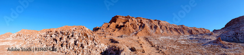 Valley of the Moon in Atacama Chile