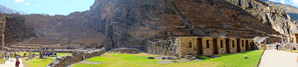 Ollantaytambo in holy valley Peru