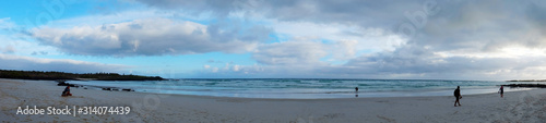 Tortuga bay in Ecuador Galapagos island