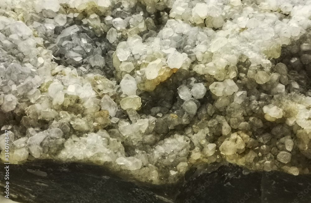 Naklejka premium mineral crystal texture