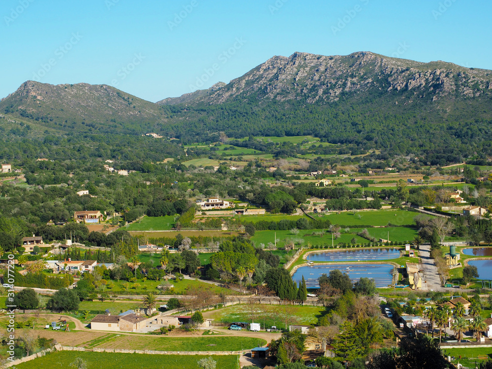 Mallorca - Blick von der Burg von Arta