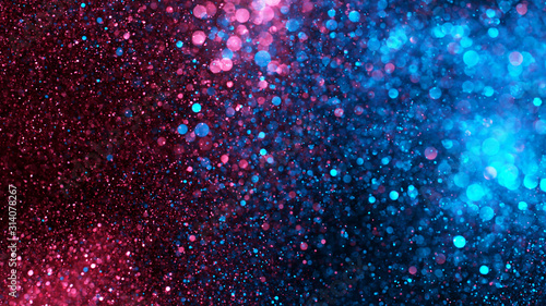 Abstract neon glittering background © Jag_cz