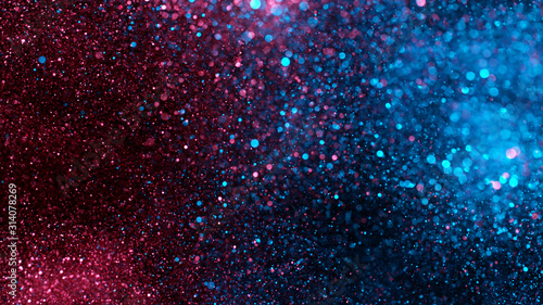 Abstract neon glittering background