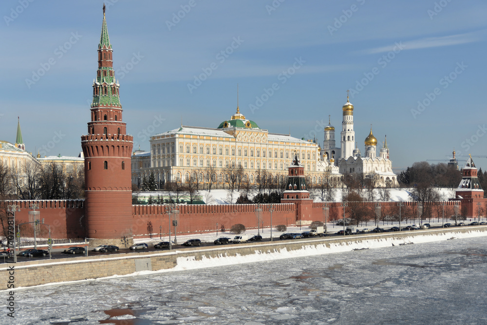 The Moscow Kremlin is a fortress in the center of Moscow.