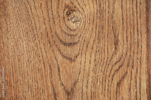 details of a varnished oak plank