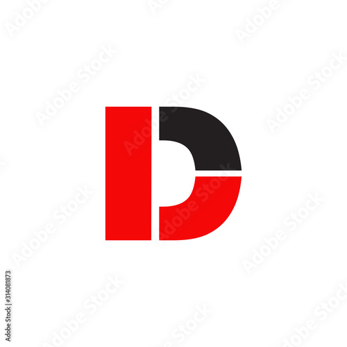 Free Download D letter initial logo design vector template - GFXLoad