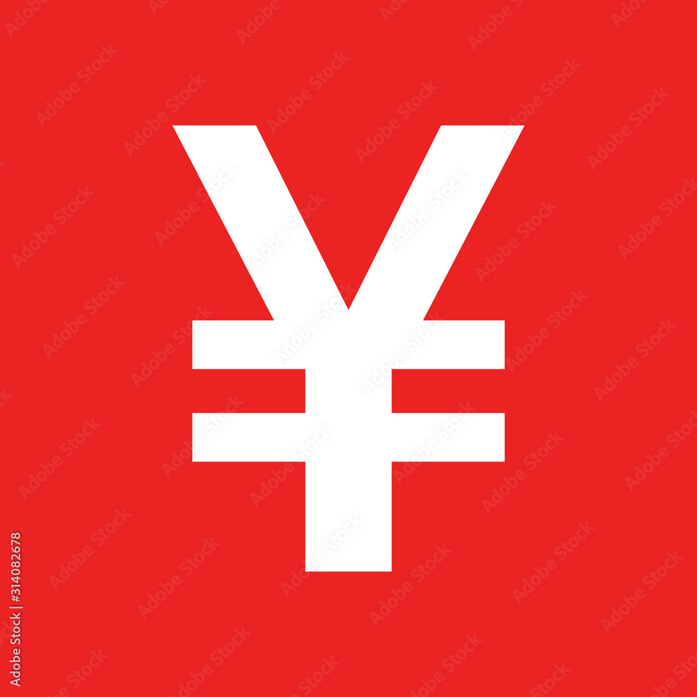 Obraz premium Yen und Hintergrund