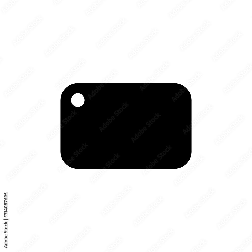 cutting board icon trendy flat design cutting board icon trendy flat design