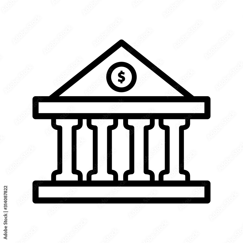 Bank Icon Vector Design Illustration Bank Icon Vector Design Illustration