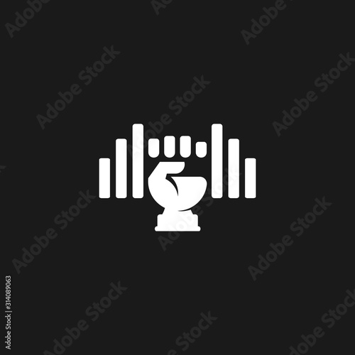 symbol logo vector of strong signal geometric design