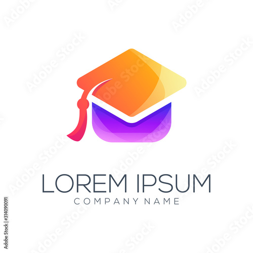 toga logo design vector abstract