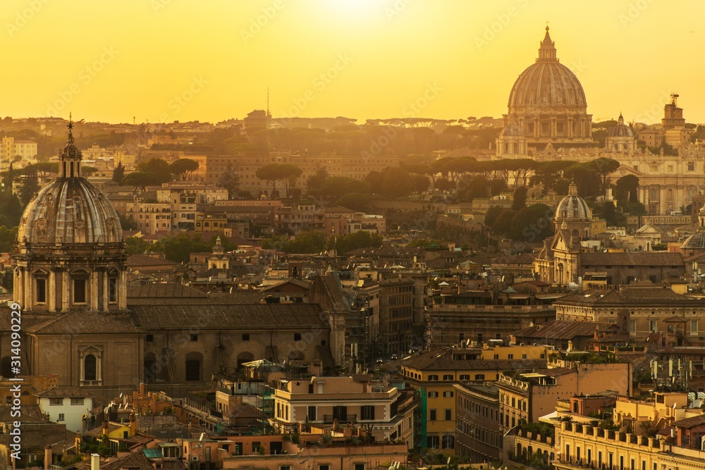 City of Rome and Vatican - obrazy, fototapety, plakaty 