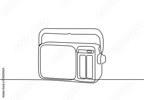 Old radio one line drawing....