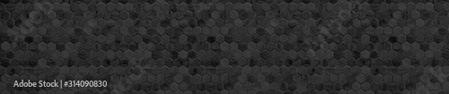 Honeycomb patterned wood panels in hexagonal shape, wood, blackground, abstract brown pattern
