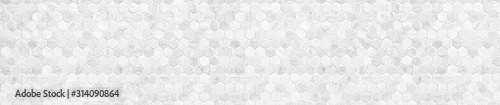 Obraz  z motywem Honeycomb patterned wood panels in hexagonal shape, wood, blackground, abstract brown pattern