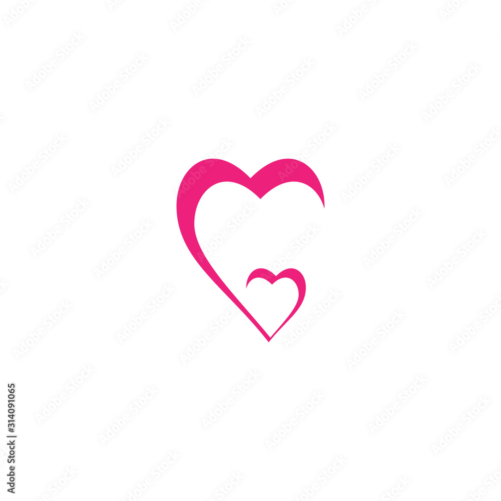 Love  Logo Template vector symbol