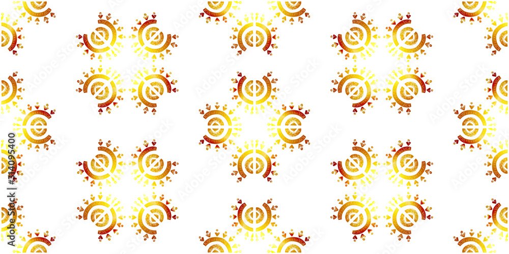 Nice native gold ornament pattern hand-drawn ikat geometric background - Ethnic folk pattern. Tribal embroidery background. Vector Nice native gold ornament pattern hand-drawn ikat geometric background - Ethnic folk pattern. Tribal embroidery background. Vector