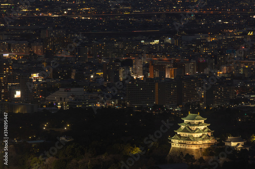 愛知県 スカイプロムナード 夜景
