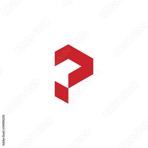 Letter P abstract logo icon design template Free Download Letter P abstract logo icon design template - GFXLoad