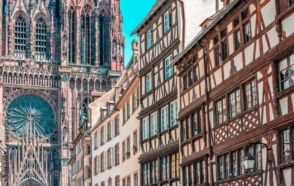 Gothic cathedral of Strasbourg - France