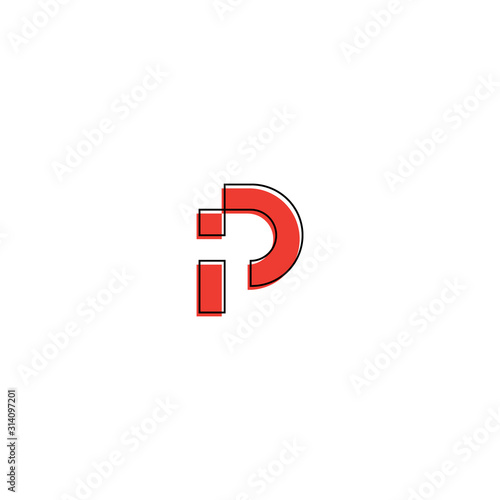 Free Download Letter P abstract logo icon design template - GFXLoad