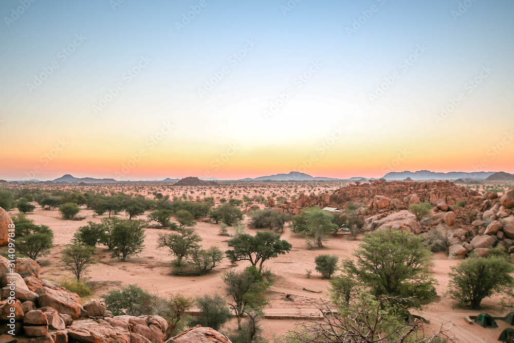 Amazing landscapes of Namibia, Africa