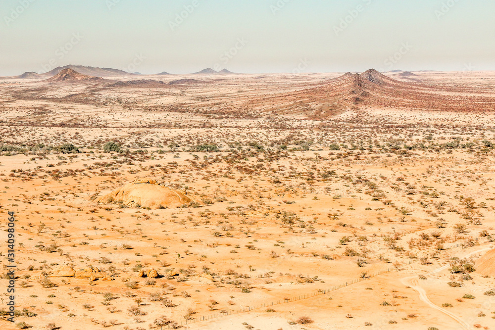 Naklejka premium Amazing landscapes of Namibia, Africa