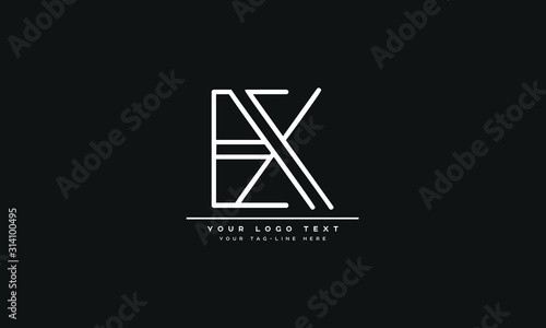 Ex Xe E X Letter Logo Design With Creative Modern Trendy Typography Stock Vector Adobe Stock