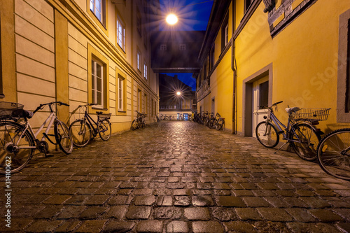 Bamberg. Old city street.