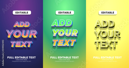illustrator text mockup/Poster/social media