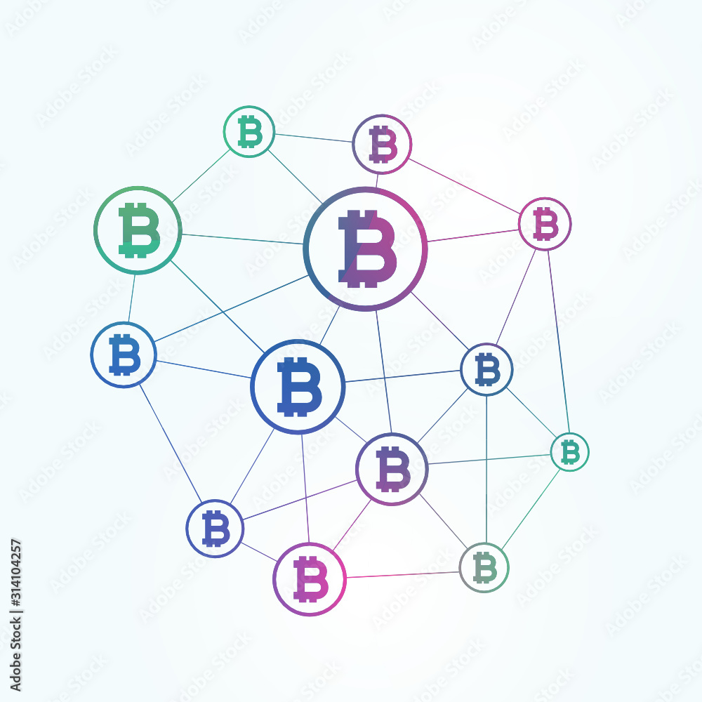 Block chain. Crypto currency. Blockchain concept. 3D wireframe chain with digital code. Editable cryptocurrency template. vector illustration. Block chain. Crypto currency. Blockchain concept. 3D wireframe chain with digital code. Editable cryptocurrency template. vector illustration.