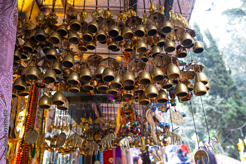 hang elephant bell in the market thailand