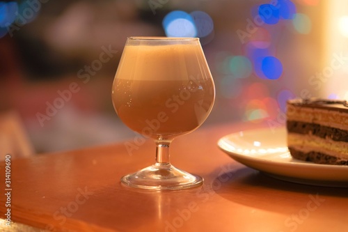glasse of coffee cocktail