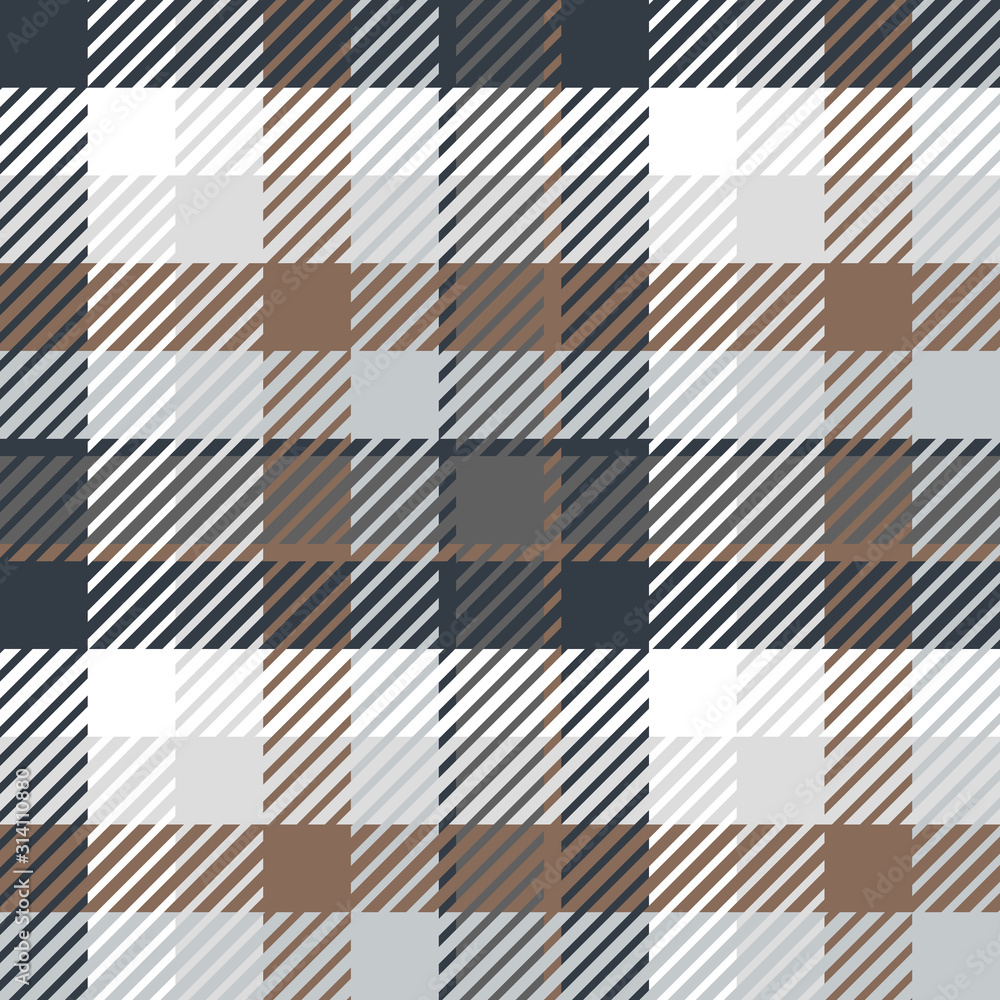 Plaid or tartan vector is background or texture in many color Plaid or tartan vector is background or texture in many color