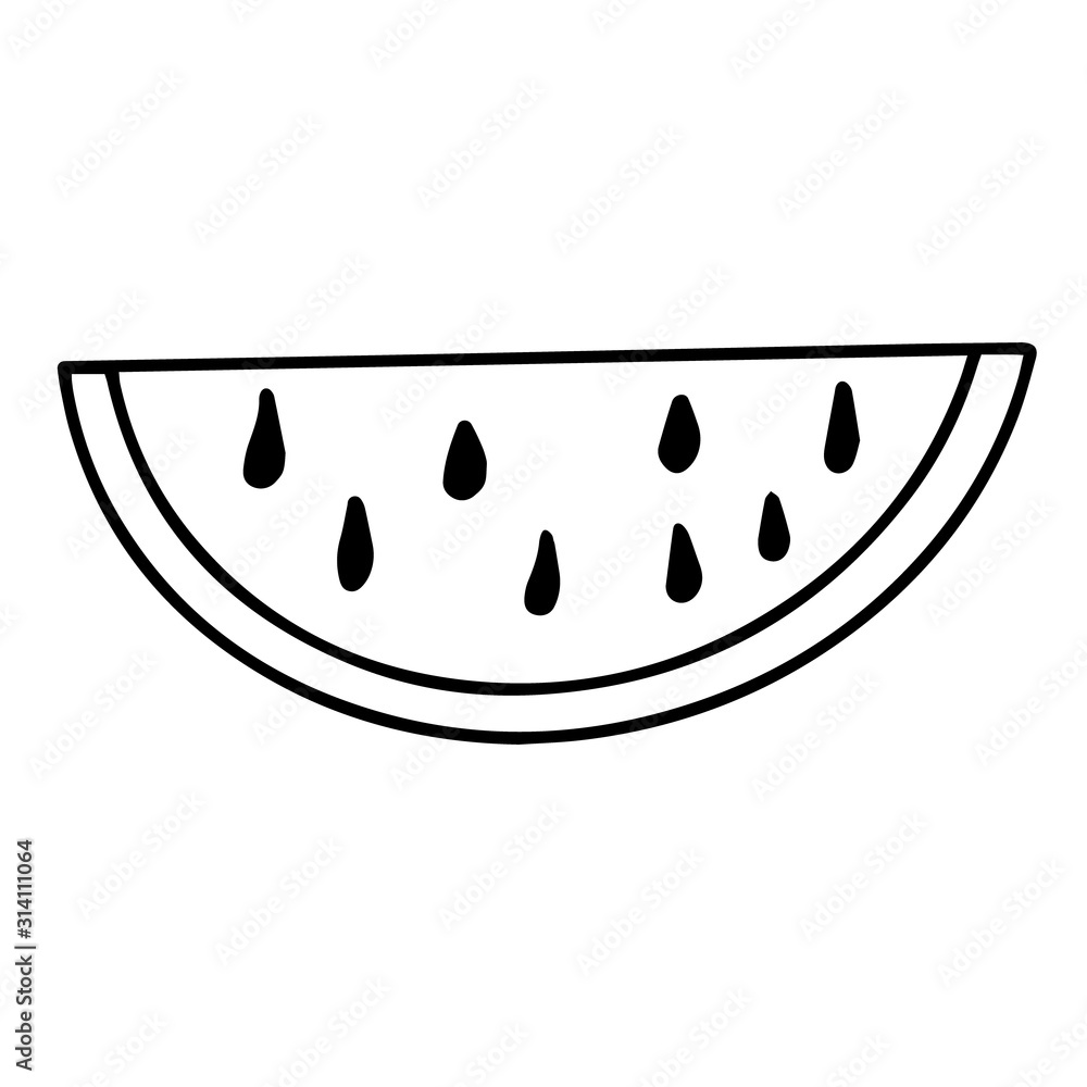Watermelon Drawing, watermelon, food, triangle png | PNGEgg