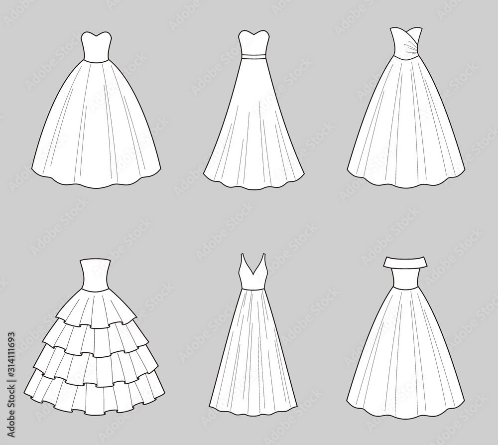 Flat gown top