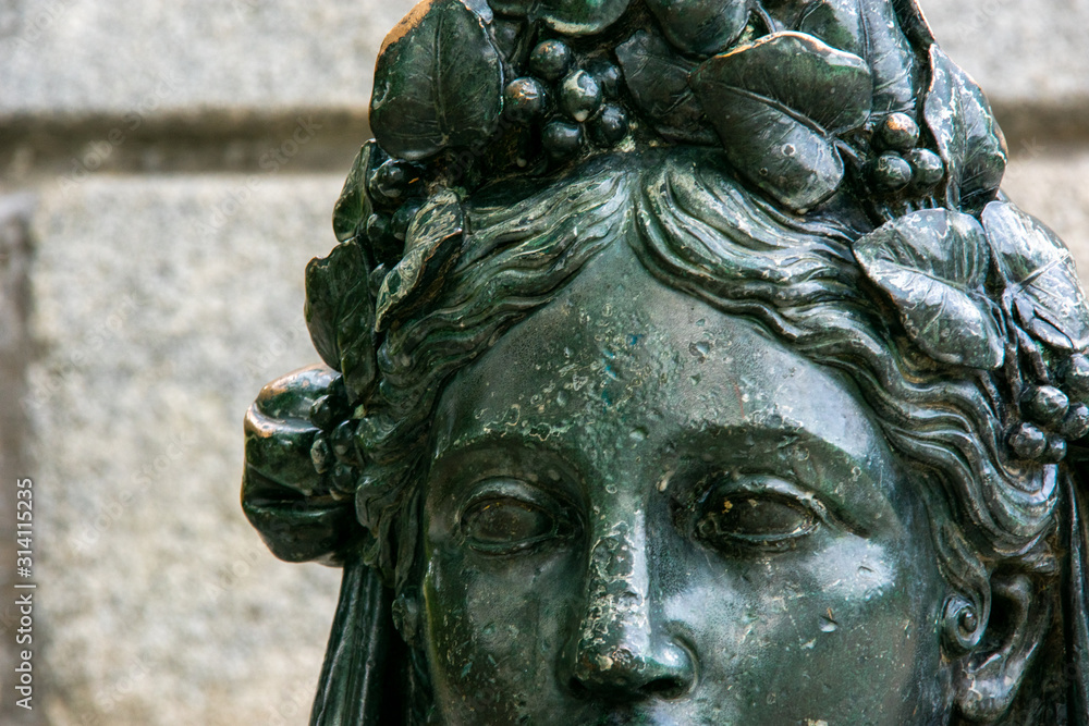 Obraz premium Estatua mitológica