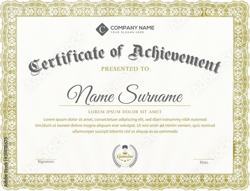 New Creative certificate design