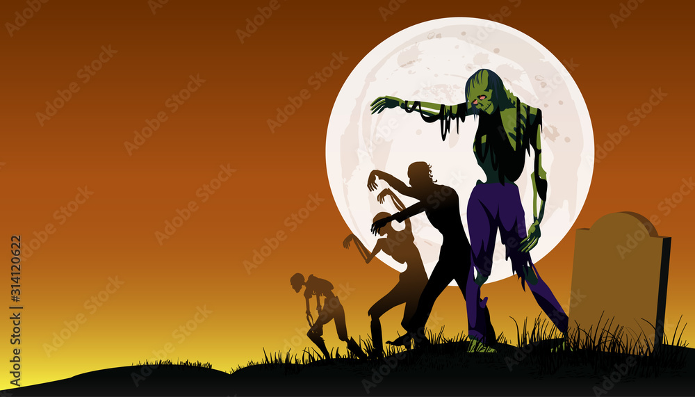 Holiday Halloween poster design. Vector illustration. Holiday Halloween poster design. Vector illustration.
