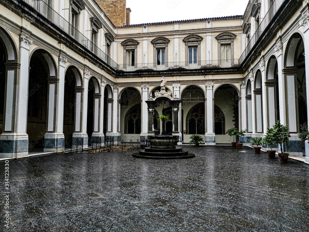 Palace in Napoli Italy