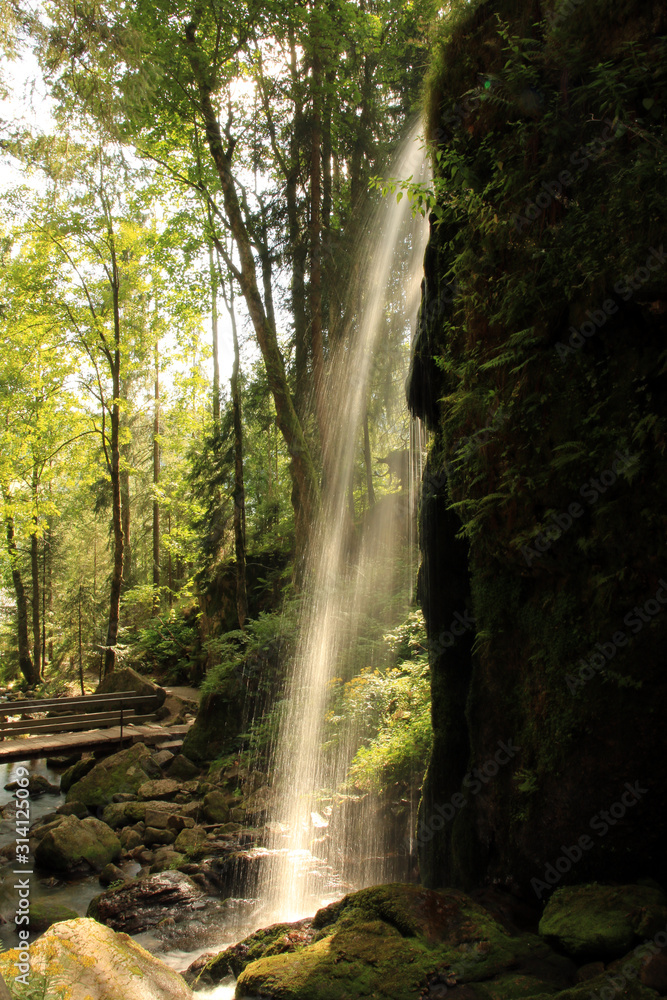 Mezenschwander Wasserfall Schwarzwald Mezenschwander Wasserfall Schwarzwald