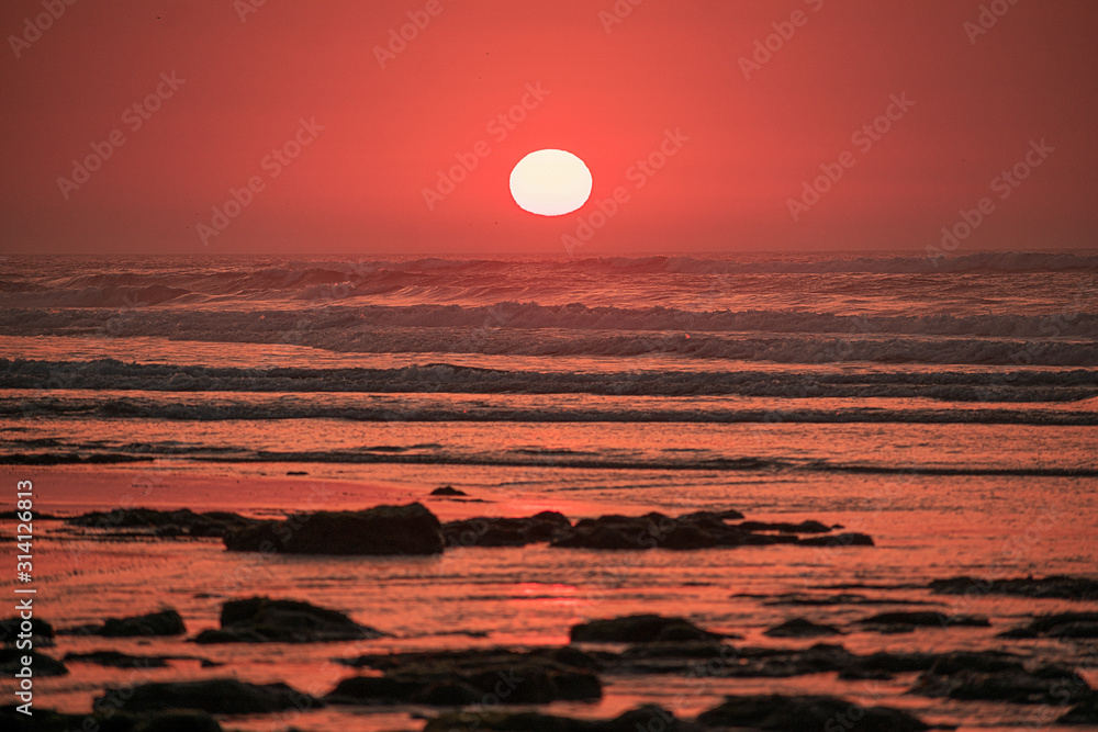 Sunrise at beach