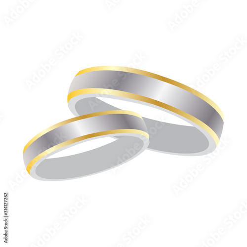 Luxury wedding rings