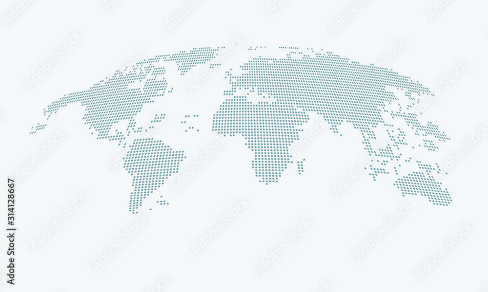 Fototapeta premium map of the world