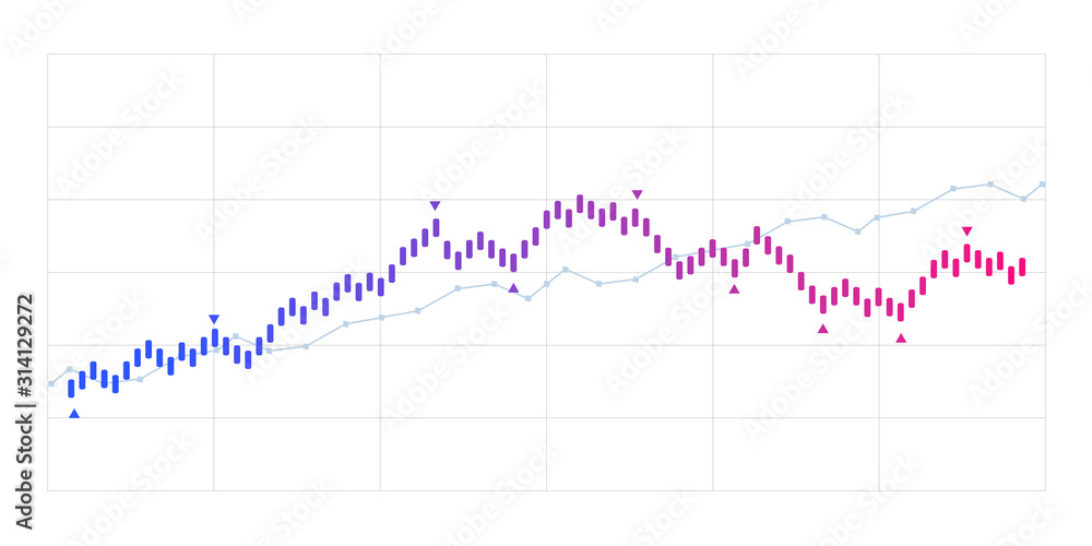 grafico economia, istogrammi, statistiche