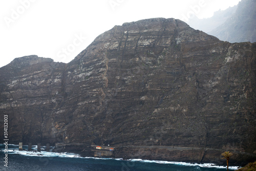 mountain, spain lagomera, vacation, summer, europe photo